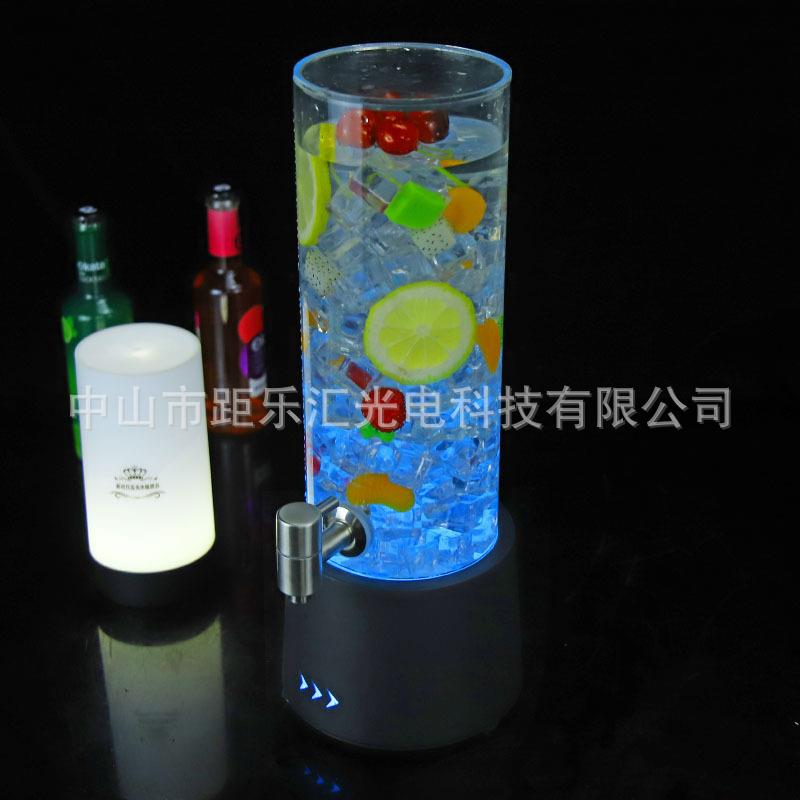 酒炮酒吧专发光3发光酒炮升啤酒带用龙头桶2L小酒桶可桶酒炮网红