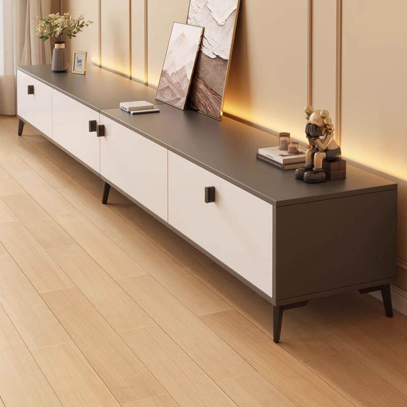 电视柜客厅家用收纳置物储物一体边柜新款带抽小户型简约电视柜子