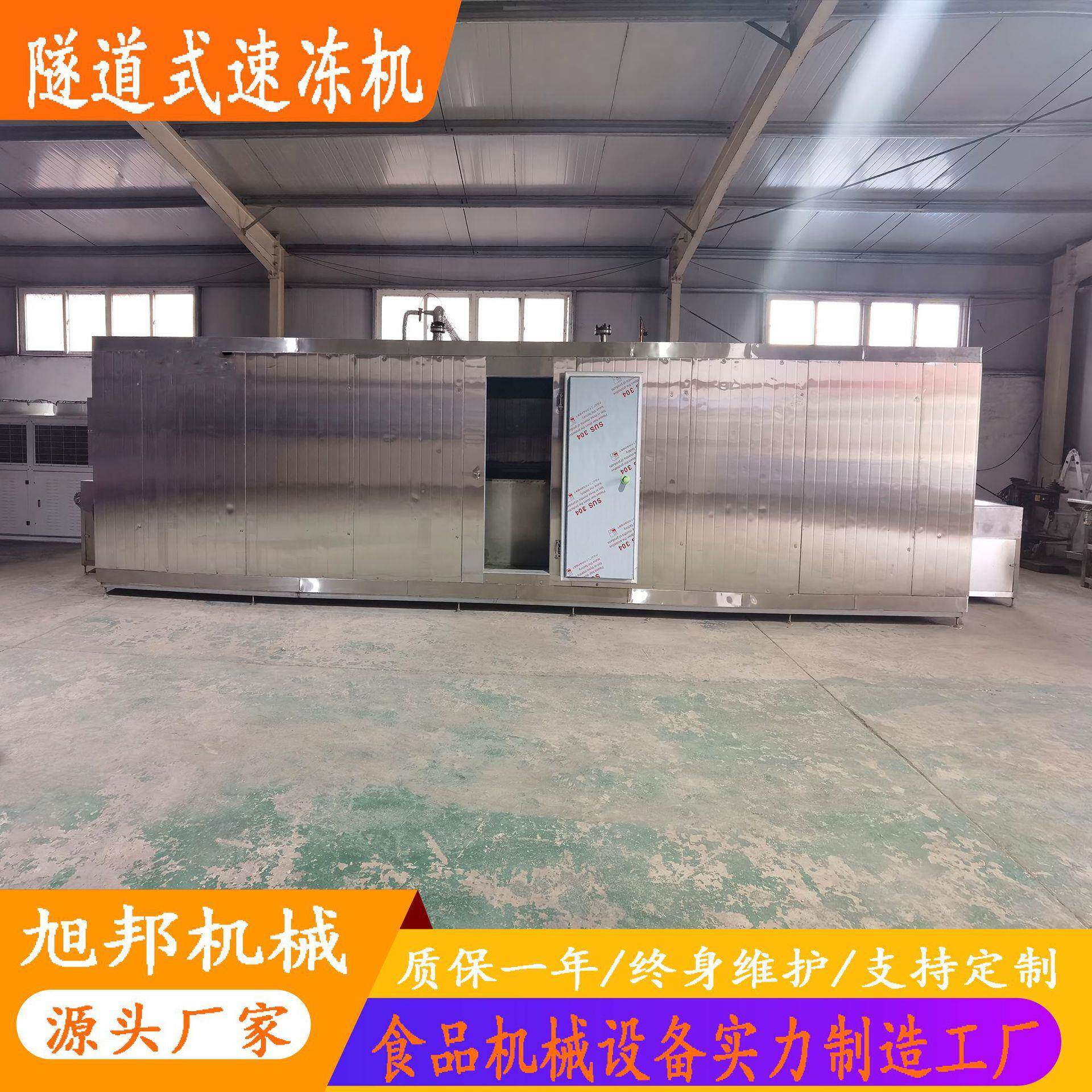花卷煎饺速冻机隧道速冻果蔬冻机全自动链条式海鲜速冻设备