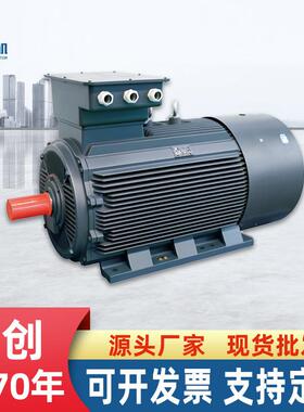 低压大功率2极4极6极三相异步电动机75-315w低噪音马达