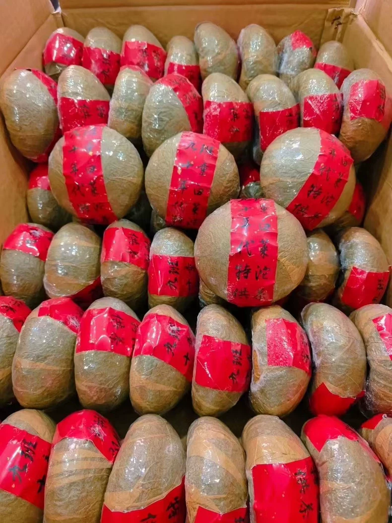 90年代班章白菜老生沱茶,一款老生普,采用班章茶料-250克 普洱茶 BUASHOP普洱老茶