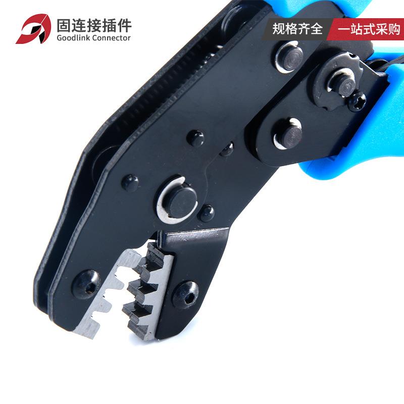 SN-28B压线钳2.54插簧端子多功能压接棘轮式冷压端子钳精工版