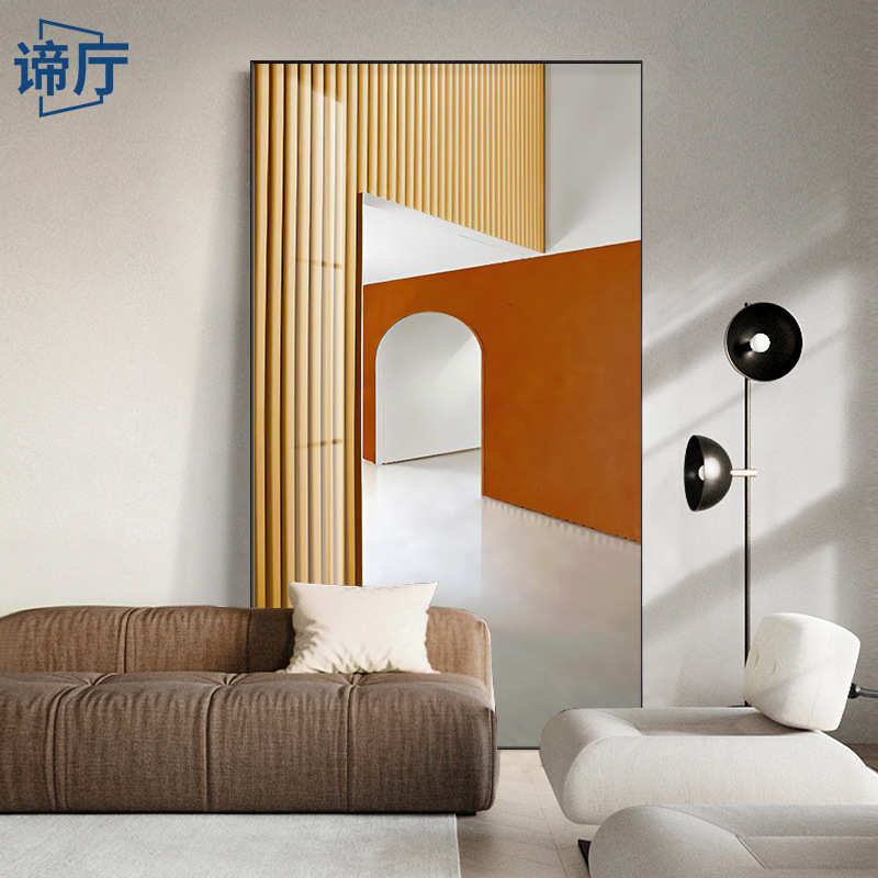 玄关装饰画莫兰迪抽象建筑走廊楼梯竖版艺术壁画大幅落地客厅挂画图片