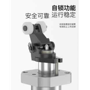 限位器气动元 流水线阻挡气缸QX 件 板液压阻挡器 3行程30工装