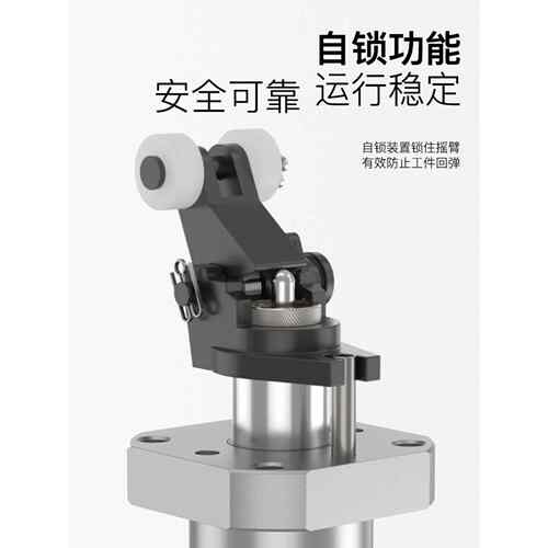 流水线阻挡气缸QX-2 QX-3行程30工装板液压阻挡器 限位器气动元件