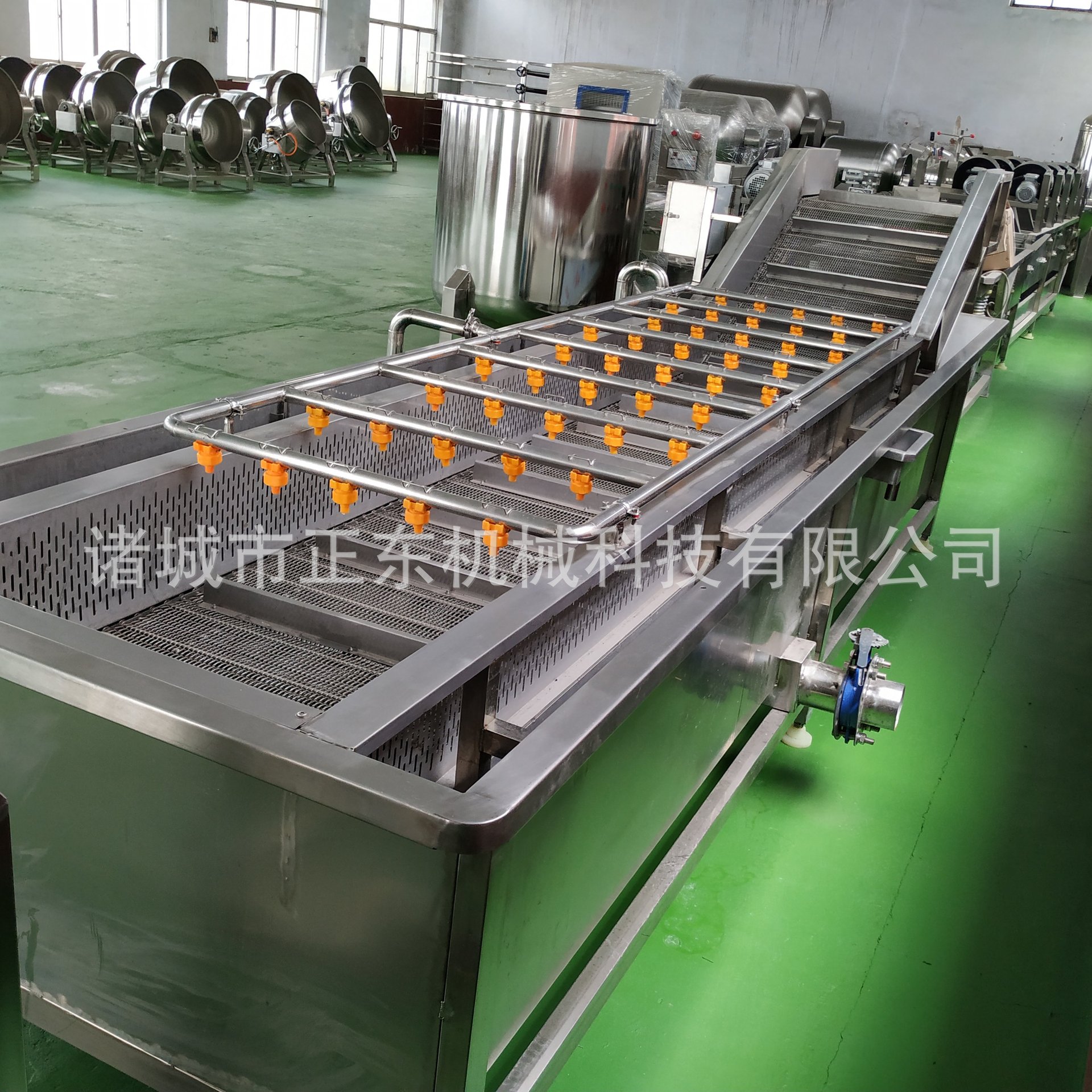 预制菜设备 青菜蔬菜气泡清洗机 根茎类叶类蔬菜清洗机定做