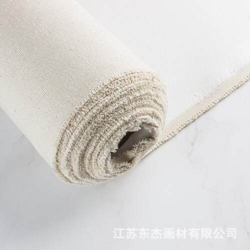 供应麻棉油画布中纹粗纹画布麻棉油画布丙烯颜料用布成品油画框