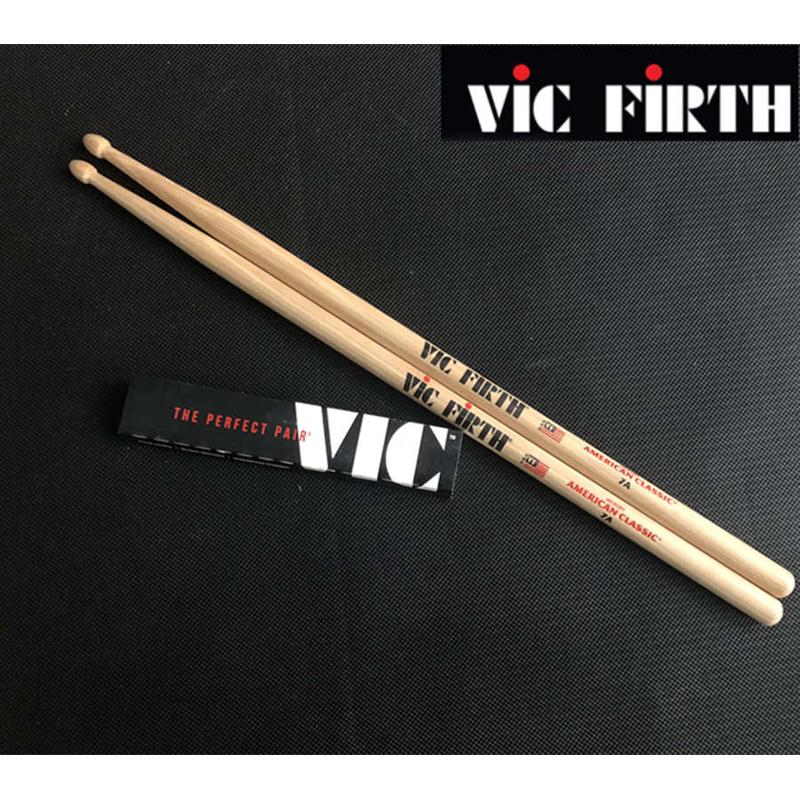 VIC FIRTH架子鼓鼓棒胡桃木基本功小军鼓爵士鼓VF练习鼓槌鼓锤