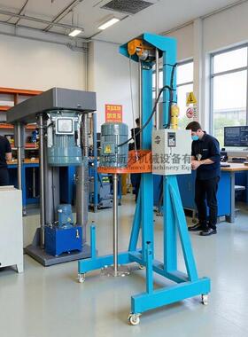 电动升降剪切分散机0-1440转可调体育材料涂料搅拌机厂家质保两年