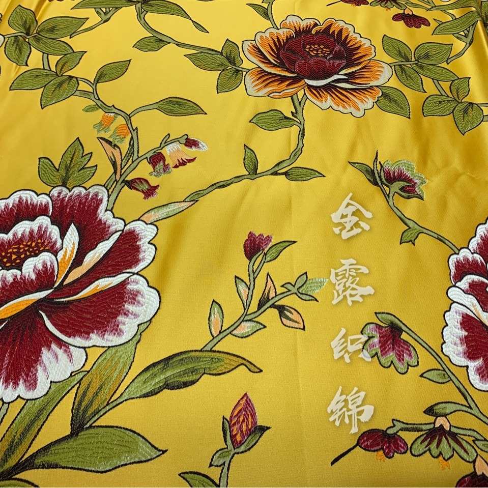 高精密提花布料3.05米宽红木沙发抱枕靠垫坐垫服装窗帘面料桌旗