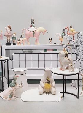 白夜童话”艺术家创意桌面饰品客厅卧室家居饰品生日礼物礼物