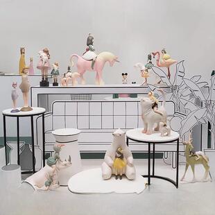 白夜童话 艺术家创意桌面饰品客厅卧室家居饰品生日礼物礼物