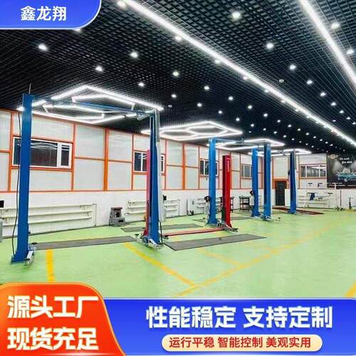 双柱四柱举升机经济型龙门汽修举重机液压立柱汽车静音升降