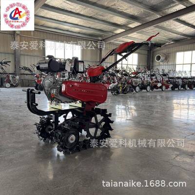 款双链轨微新耕犁地机旋机小型家用微耕ODC机履带可翻耕地松机地