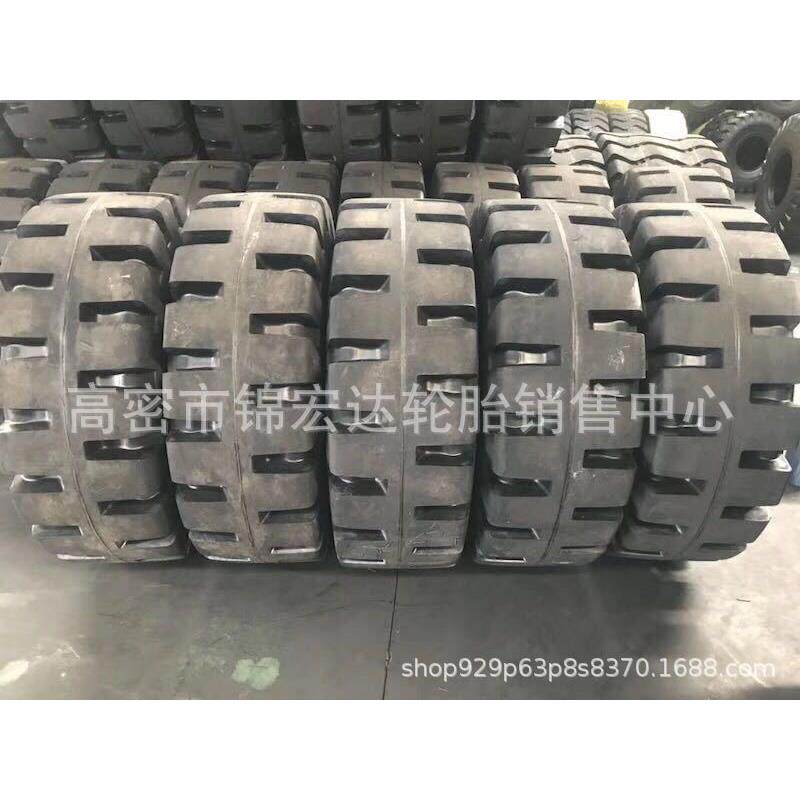 厦工柳工17.5-25 23.5-25装载机实心半实心轮胎适合玻璃厂钉子厂
