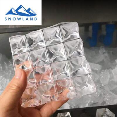 Snowland2吨透明方冰机酒吧/咖啡厅高端饮品店快速补