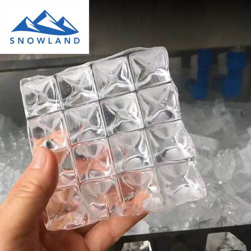 雪源Snowland2吨透明方冰机酒吧/咖啡厅高端饮品店快速补