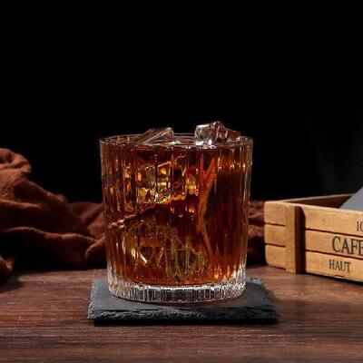 4pcs Cup Cushion Eco-Friendly Natural Slate Drink Coaster