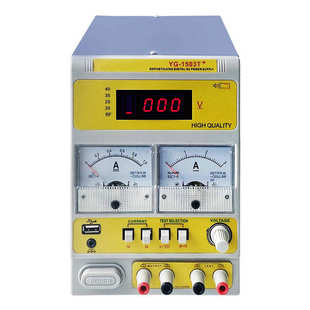 1502T可调直流稳压电源表3A15V指针显示老化测试手机电脑维修工具
