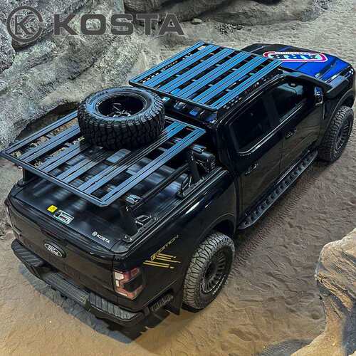 皮卡后斗后备尾箱卷帘后盖Ranger游骑侠猛禽F150拓展龙门架卷帘盖