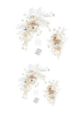 2Pcs Wedding Arch Flowers Centerpiece Garland Fake Rose