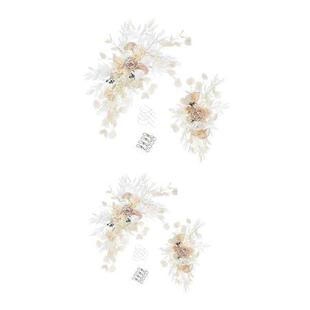 2Pcs Wedding Arch Flowers Centerpiece Garland Fake Rose