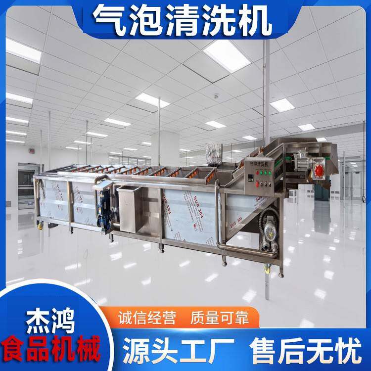 商用多功能气泡清洗机规格果蔬不锈钢板水果链条高压喷淋冲洗机