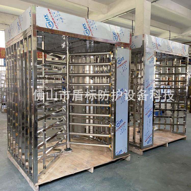 车站只出不进手动旋转门不锈钢单向栅栏转闸门景区单向手推滚匝