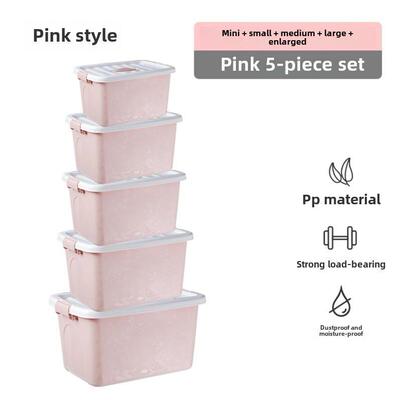 Storage box plastic box transparent dormitory organize boxes