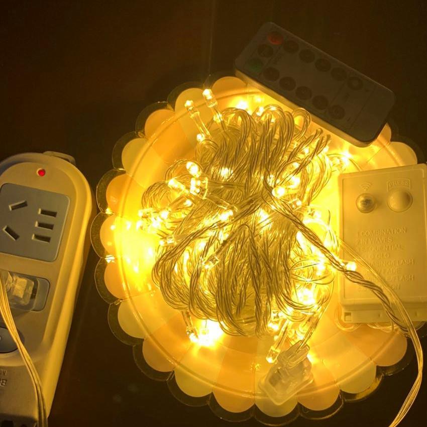 户外LED灯串工程庭院装饰圣诞裸灯婚房节日氛围灯彩灯