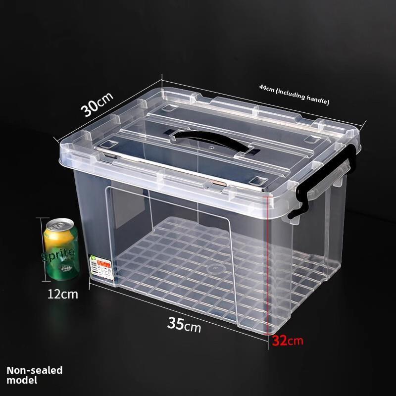 Storage box plastic box transparent dormitory organize boxes