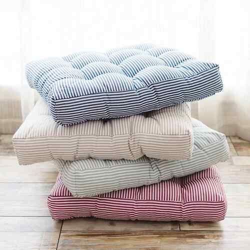 Cotton linen cushion dining chair cushion tatami floor mat