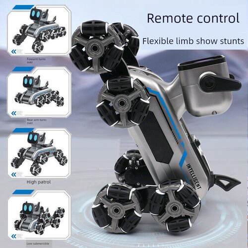 8-Wheel Stunt Smart Robotic Dog -Remote Control Toy for Kids