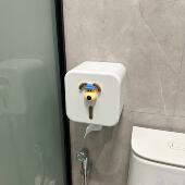 简约卡通空心卷筒卫生纸防水纸巾盒厕所抽取式 卫生纸免打孔壁挂收