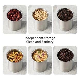 Stainless Steel Sealed Storage Jar Multigrain Storage Box