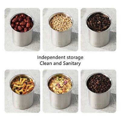 Stainless Steel Sealed Storage Jar Multigrain Storage Box