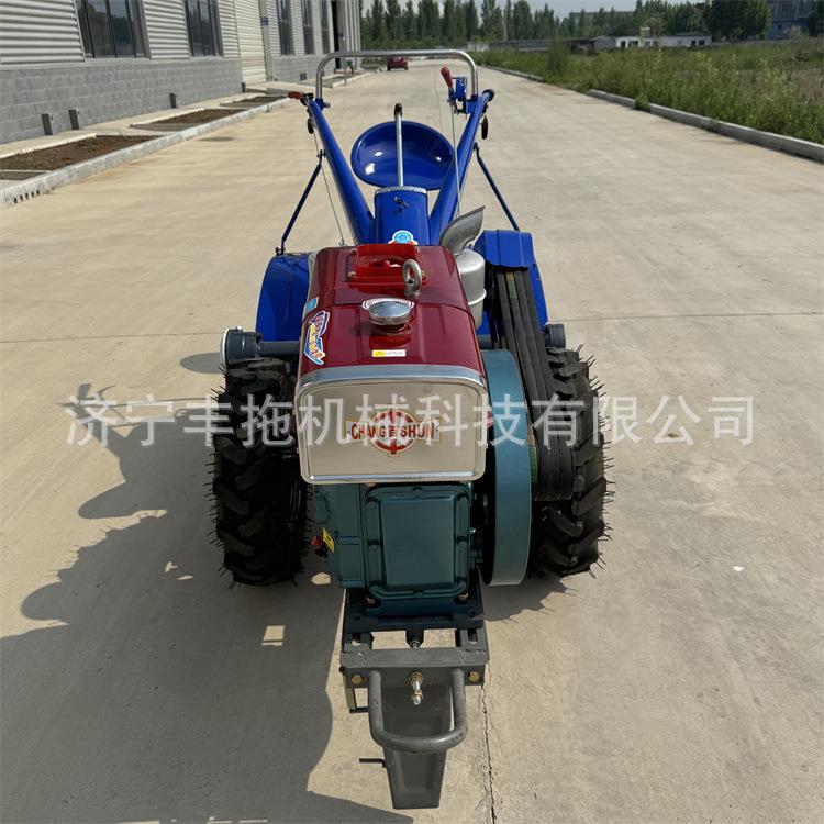 151底盘18马力手扶耕地旋耕拖拉机自带1米宽旋耕后座尾轮翻土机