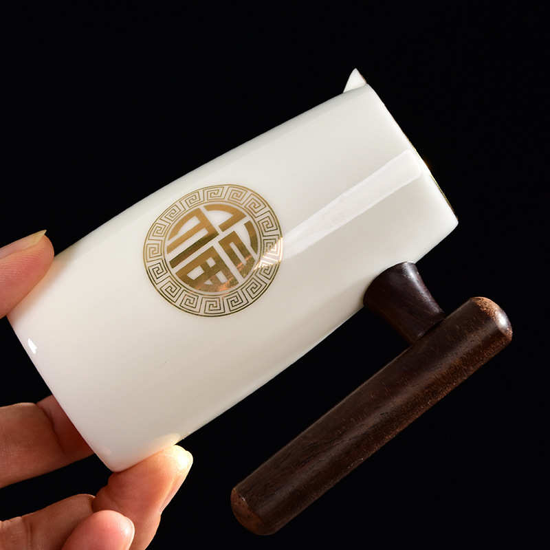 酒杯套装陶瓷白酒酒具羊脂玉中式套高脚杯壶六杯厂家清酒批发一壶