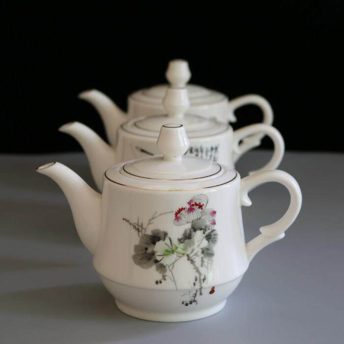 家用陶瓷 茶壶 花茶 早茶 过滤壶 功夫茶具泡茶壶 小号 单壶400ml