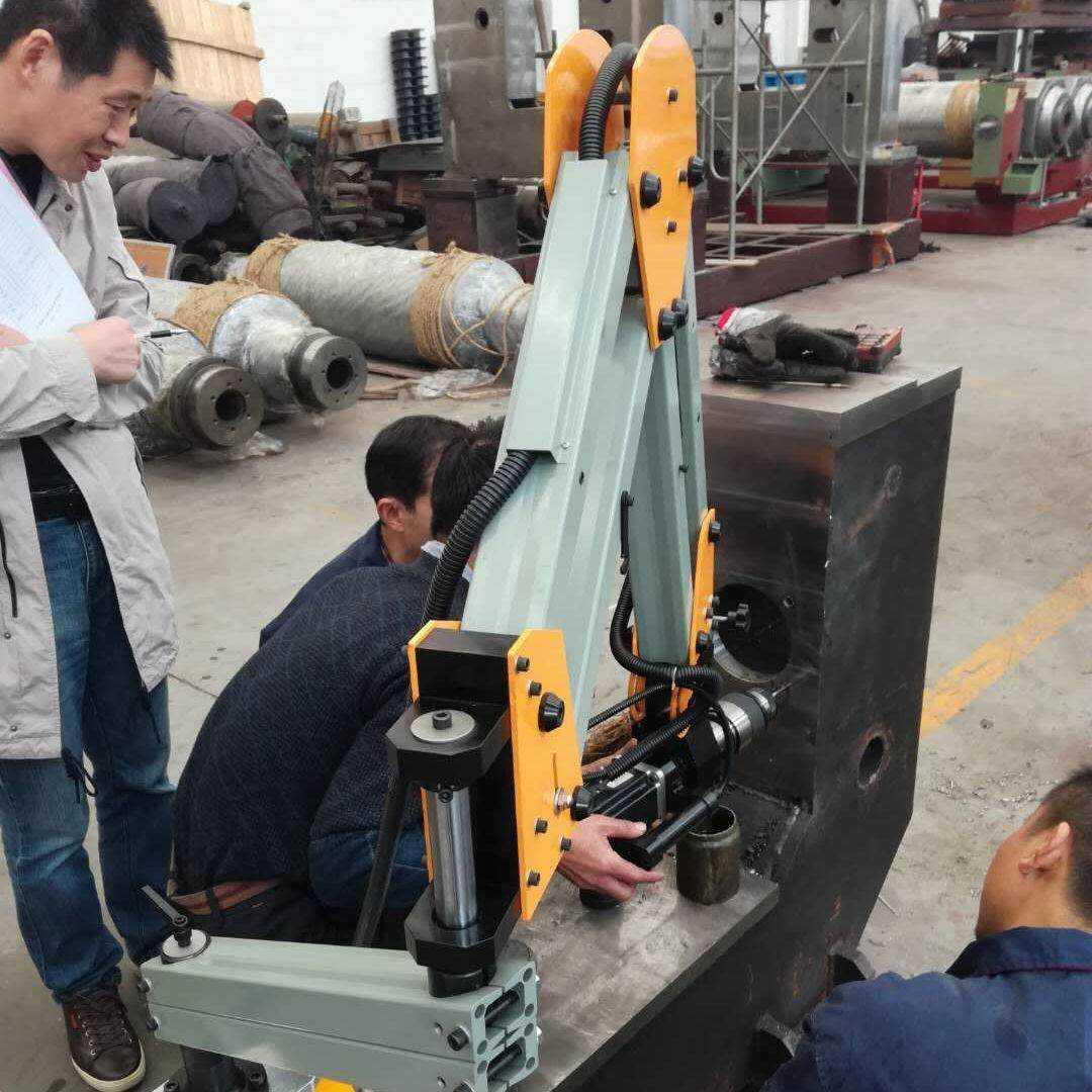 悬臂式自动D12-36W数控电动攻丝机操作方便螺纹套丝机