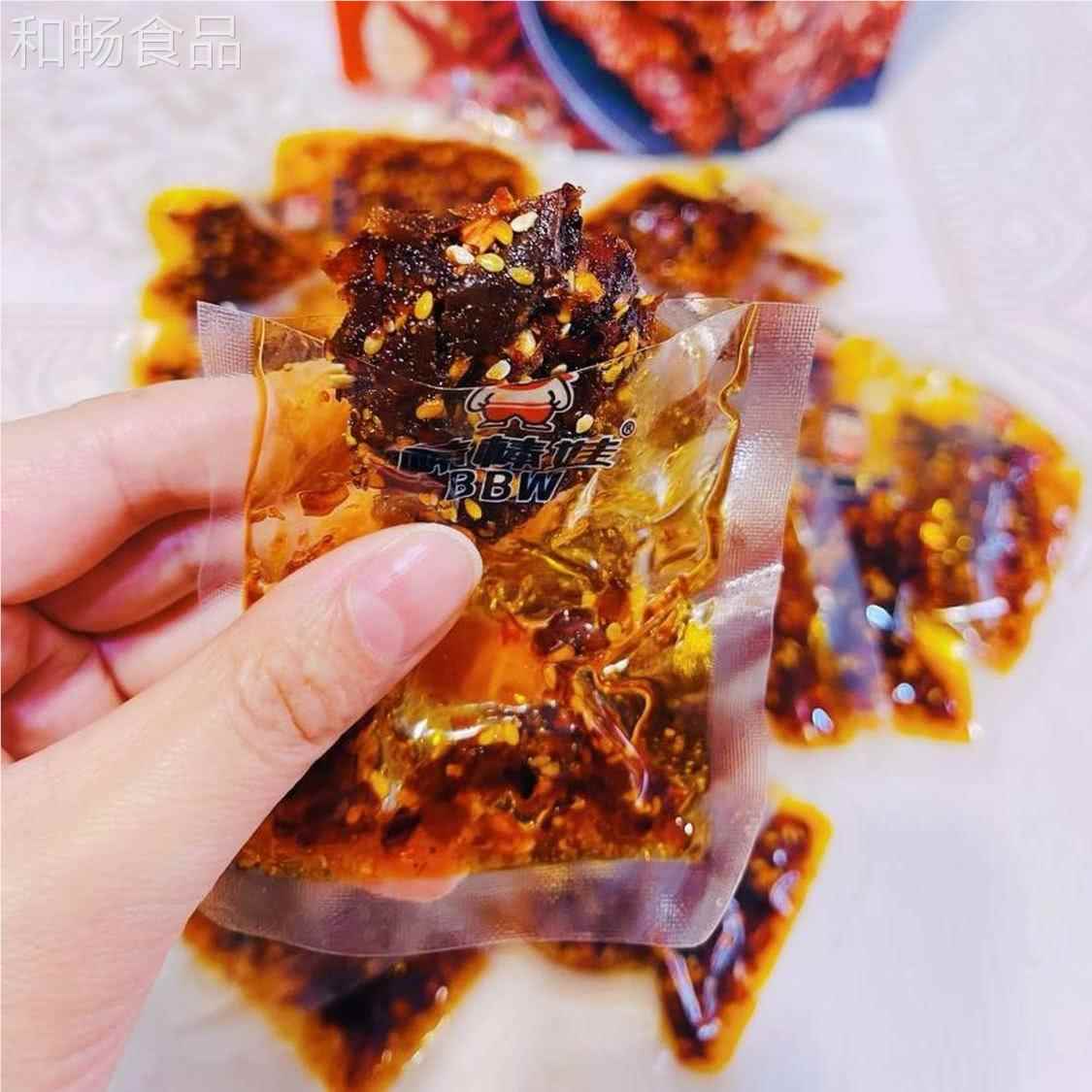 山会员店代购JJGSM棒棒娃麻辣牛肉（麻辣味56量姆0g独A立包装加装