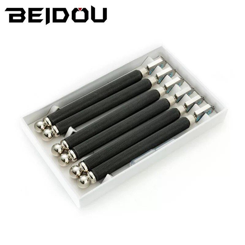 精品 高档进口北斗日研玻璃刀 黑色铜杆切厚玻璃专用切割推刀工具