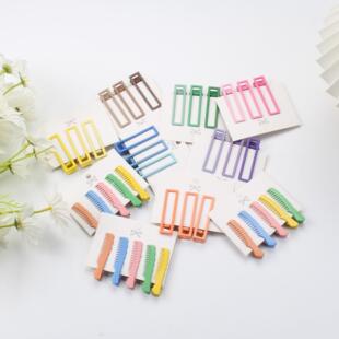 duck bangs Fruit side set with clip colored billed