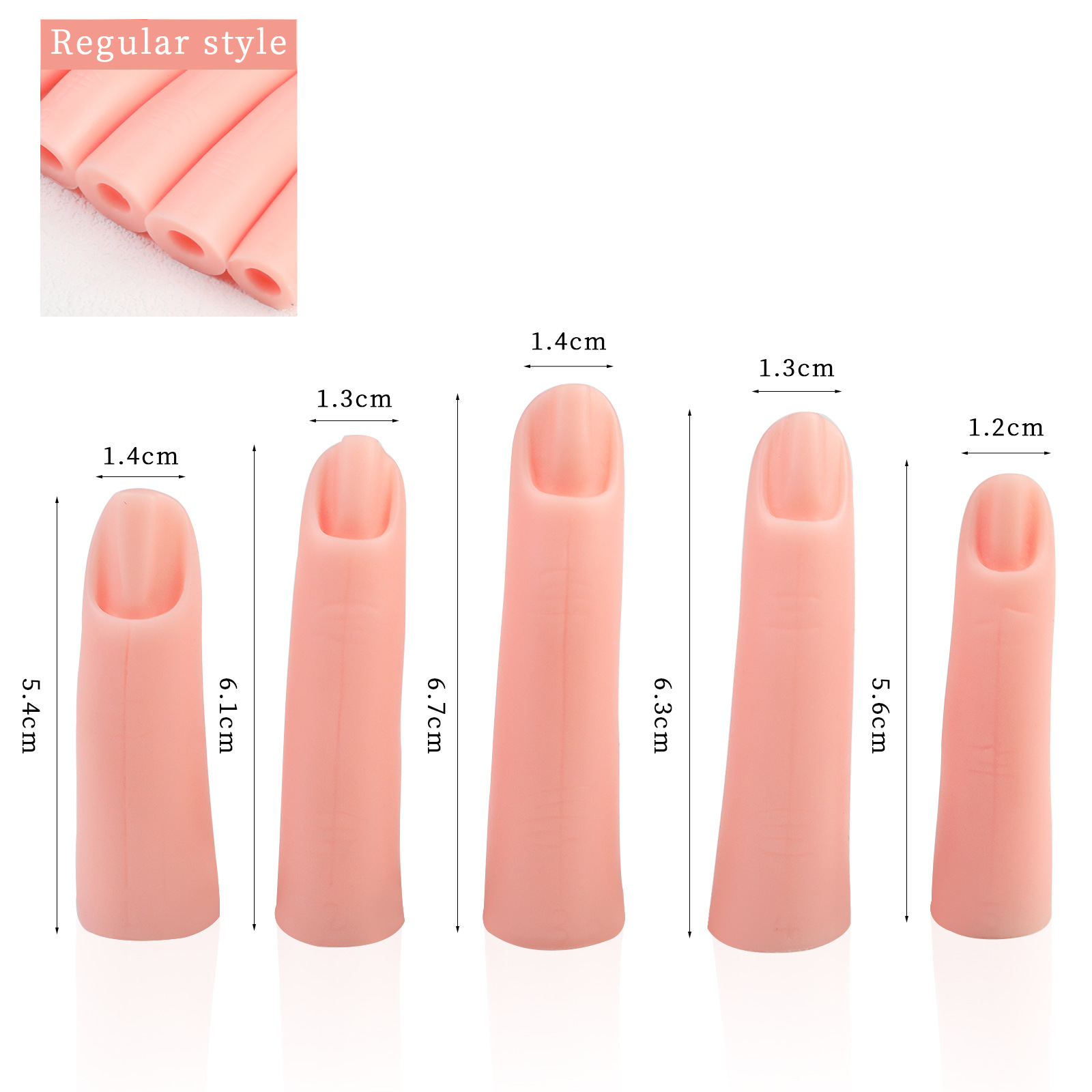 练习专用美甲假手指磁吸甲片初学者彩绘指甲工具仿真手模新手套装