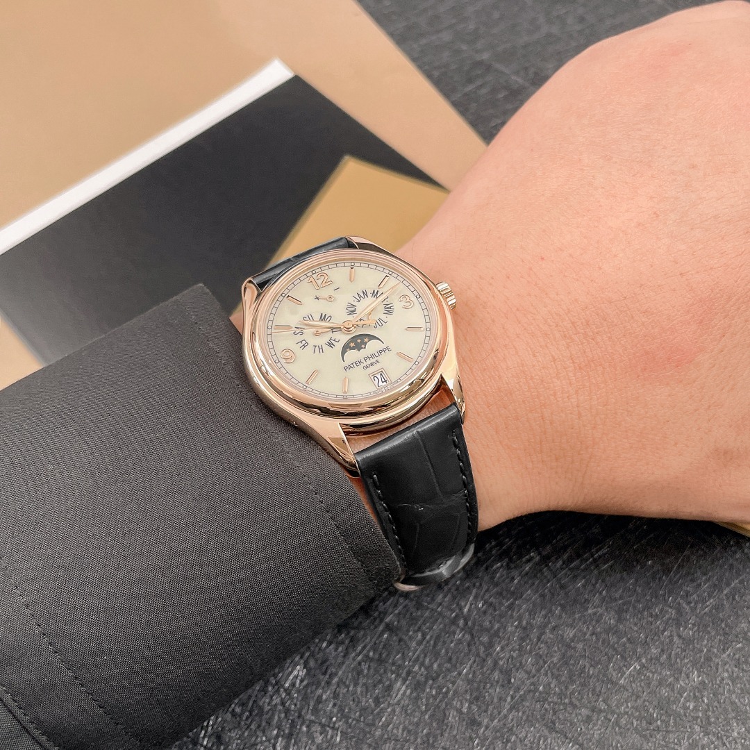 双P机芯[9.8新]百达翡丽复杂功能时计5146R-001腕表自动机械男表
