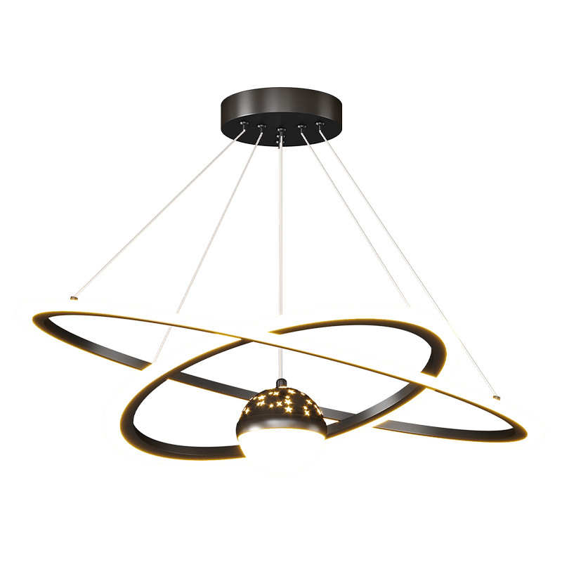 客厅吊灯2021年新款轻奢设计师款星空顶灯餐厅灯现代简约吸顶灯具