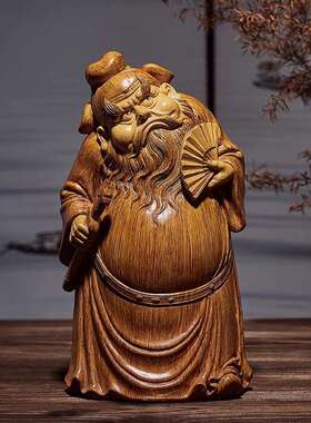 中式古风钟馗摆件创意古代人物客厅玄关书柜茶空间装饰高档工艺品