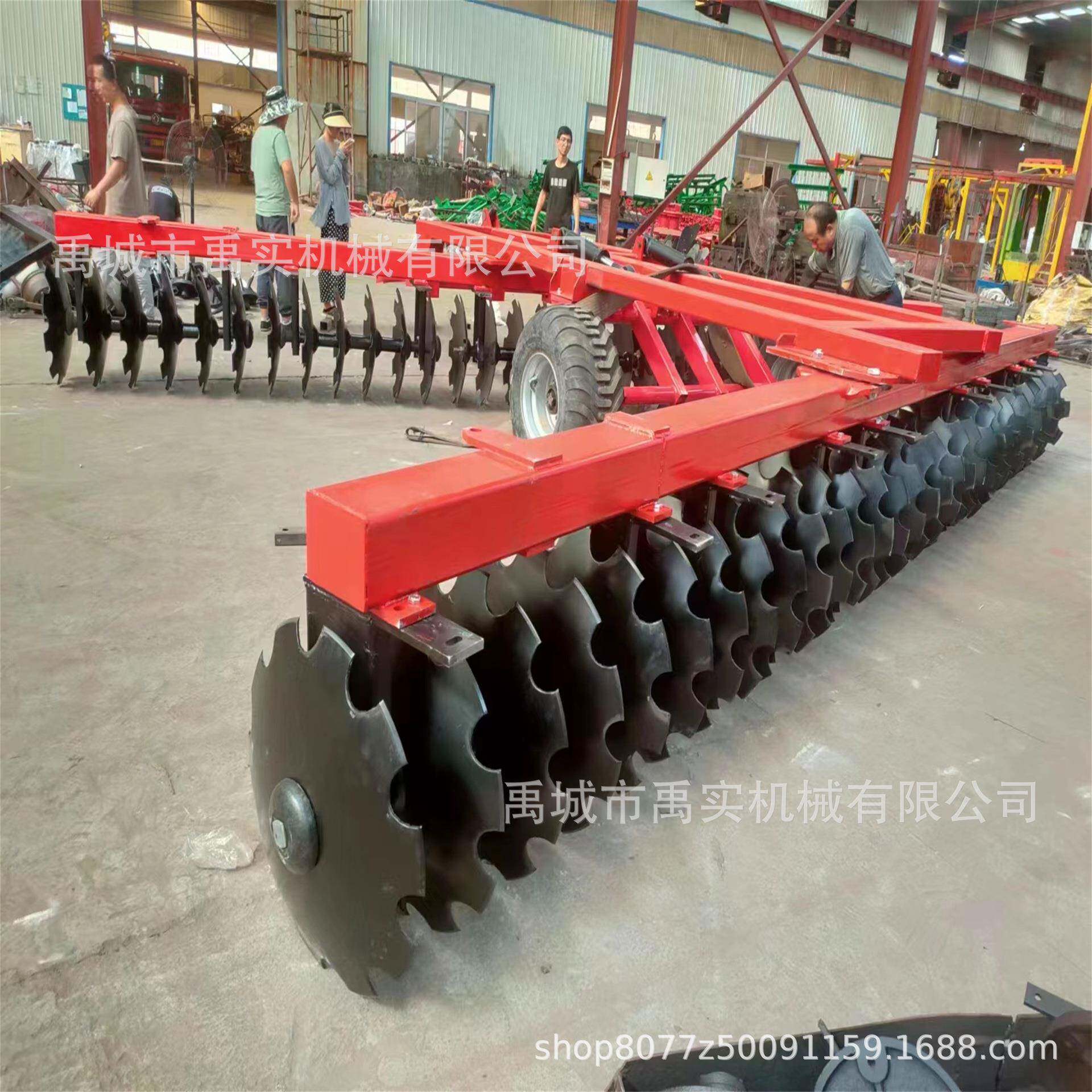 圆盘耙拖拉机牵引重型液压牵引耙翻土灭茬土地耕作重耙