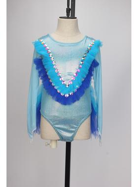 童儿舞台表演服装定制第九届小荷泳风蹈采气舞19525演出服装泳装