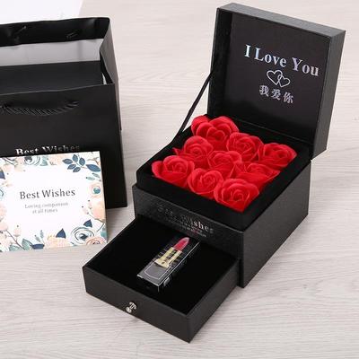 正品口红礼盒空盒人少女心送女友闺蜜韩版朋in风s春节情节玫瑰礼
